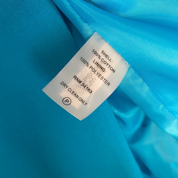 Calvin Klein Blue Blazer Pant Suit - Picture 7 of 9